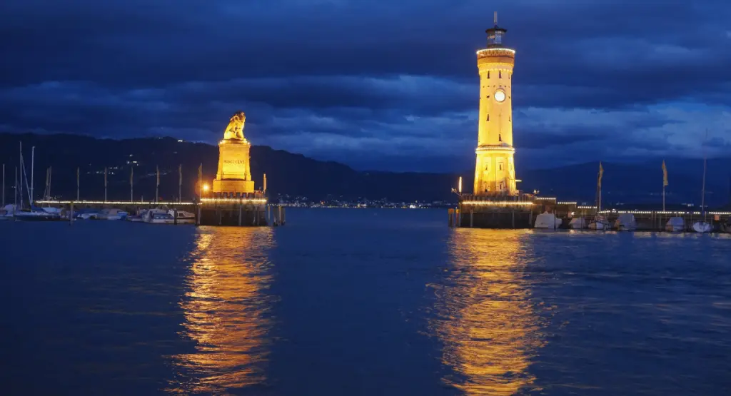 Aussicht auf den Lindauer Hafen