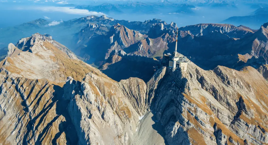 Berg Säntis auf der Schweizer Seite