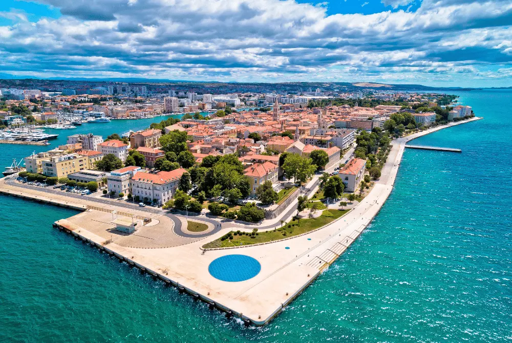 Gruß an die Sonne in Zadar Kroatien