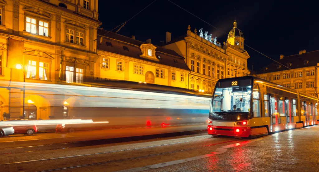 In Prag fortbewegen